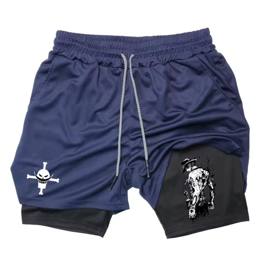 Men's One Piece Print Panel Shorts