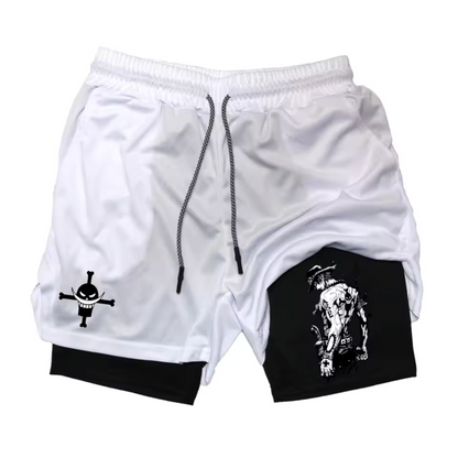 Men's One Piece Print Panel Shorts